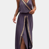 Lorraine - Robe Mono Détails Dorés