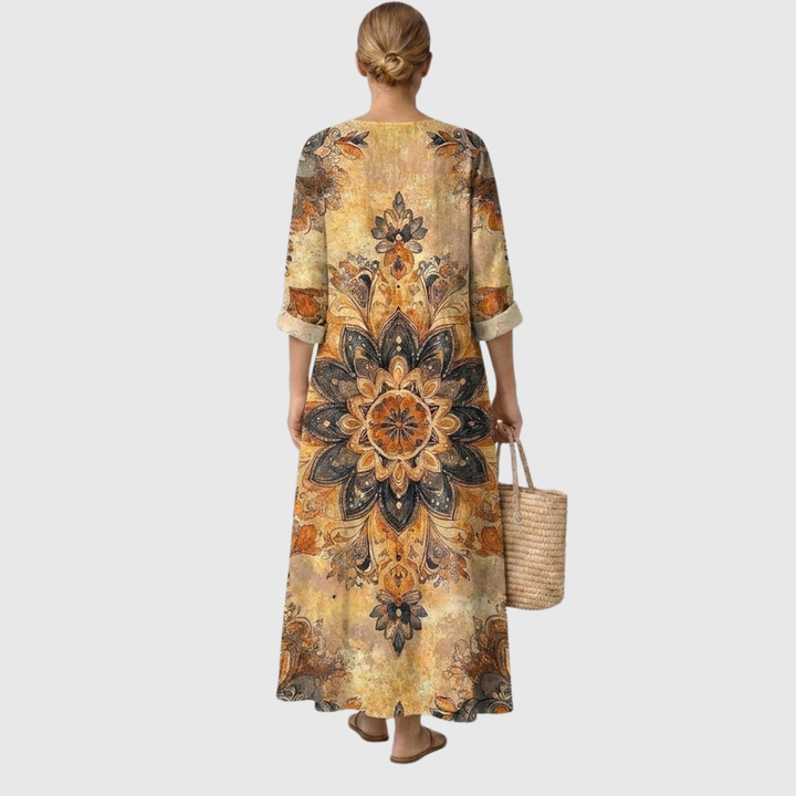 Dora - Robe Fleurie Élégance Naturelle