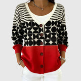 Cardigan en Maille Confortable Boutonné