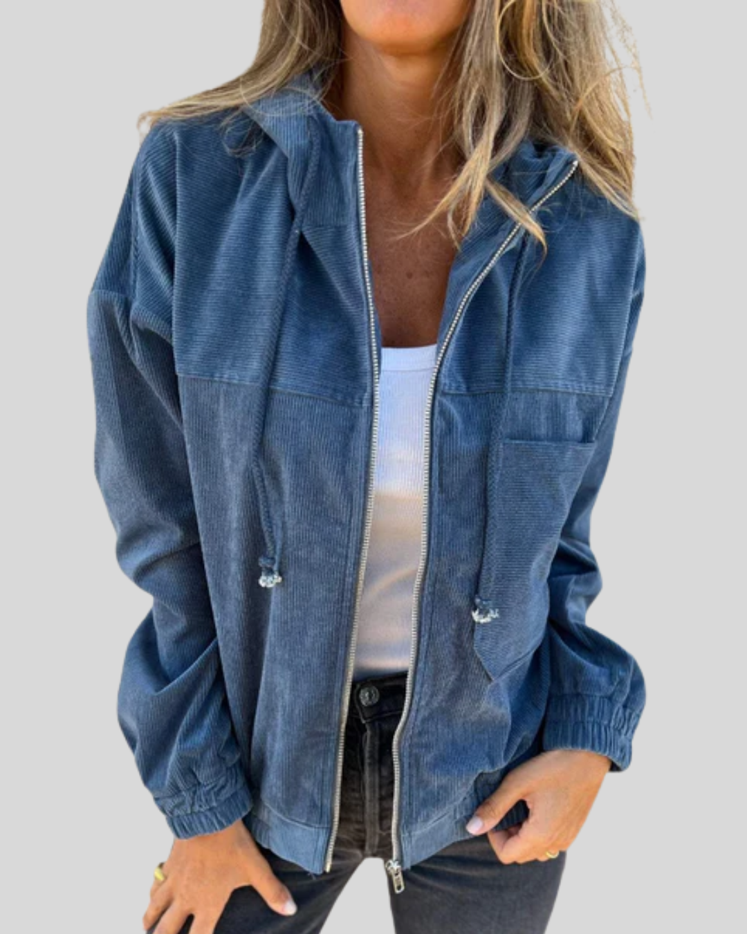 Zoé – Gilet zippé doux