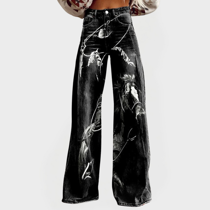 Jean Stylé et Confortable avec Motif