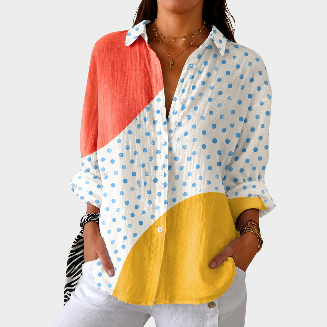 Blouse Légère à Imprimé Coloré