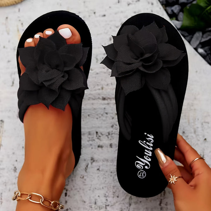 Livia - Sandales Fleur Élégante
