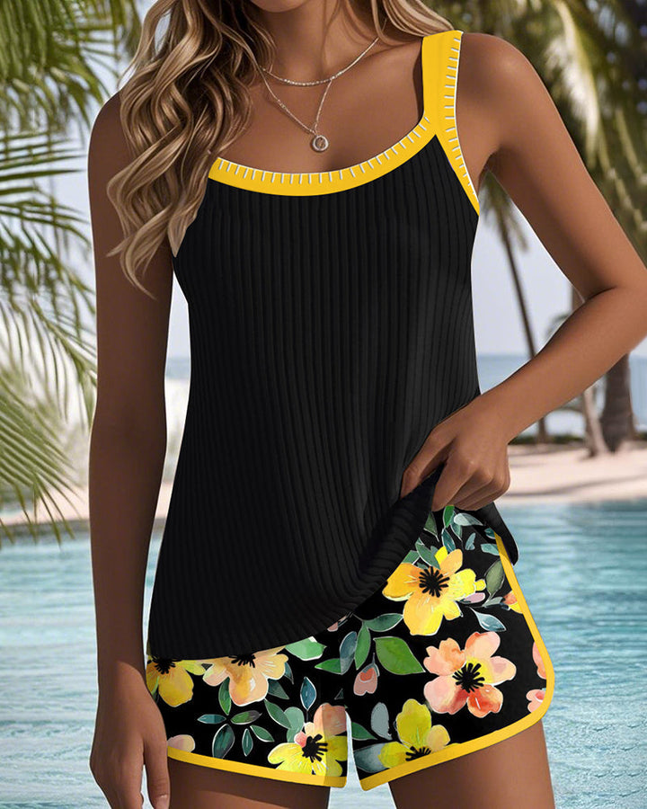 Élise - Tankini Deux Pièces Élégant