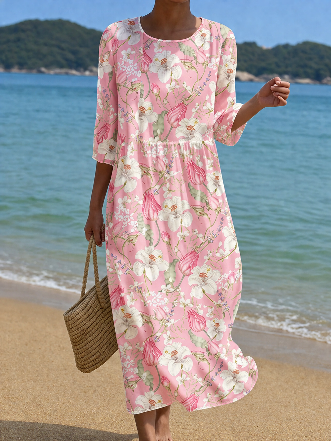Robe à imprimé floral