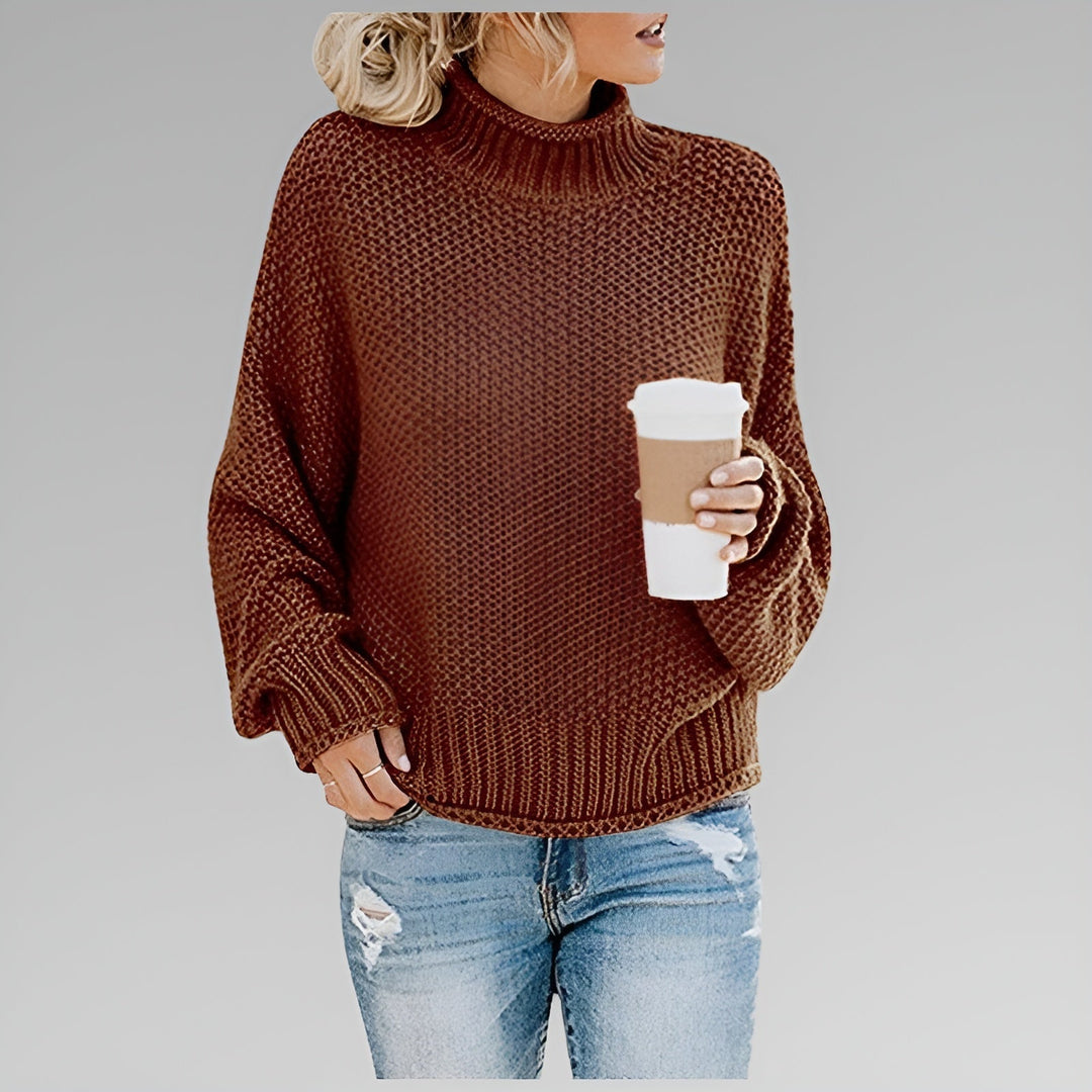 Géraldine – Pull en maille classique et confortable
