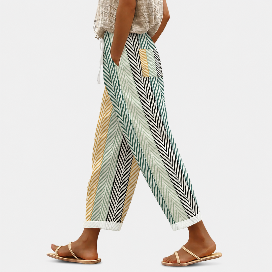 Pantalon Femme à Taille Élastique