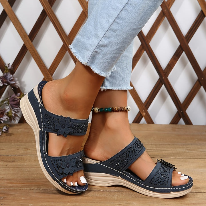 Rosalie - Sandales Confort Compensées