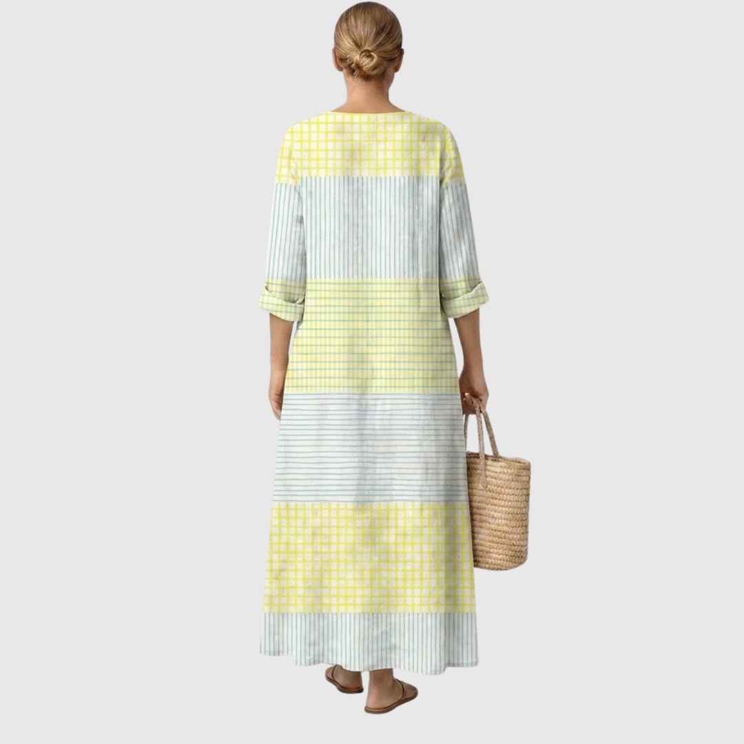 Camille - Robe en Lin Élégance Naturelle