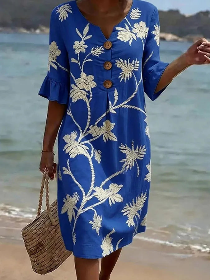 Robe à imprimé floral