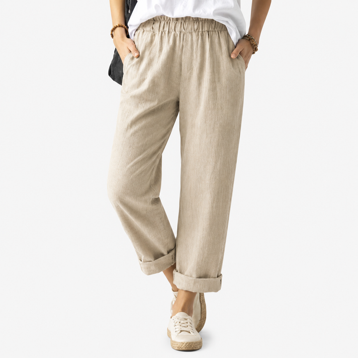 Neria - Pantalons à Structure Douce