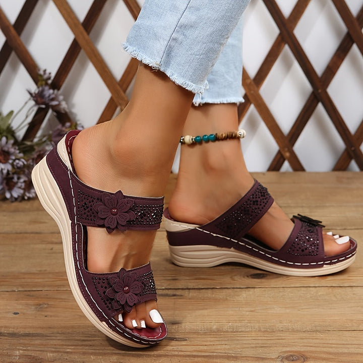 Rosalie - Sandales Confort Compensées