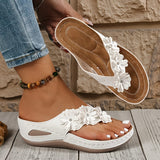 Émilienne - Sandales Confortables Fleuries