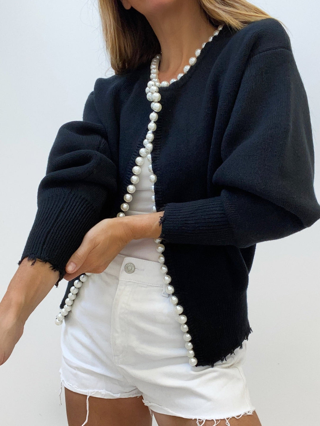 Lucienne | Cardigan à Perles