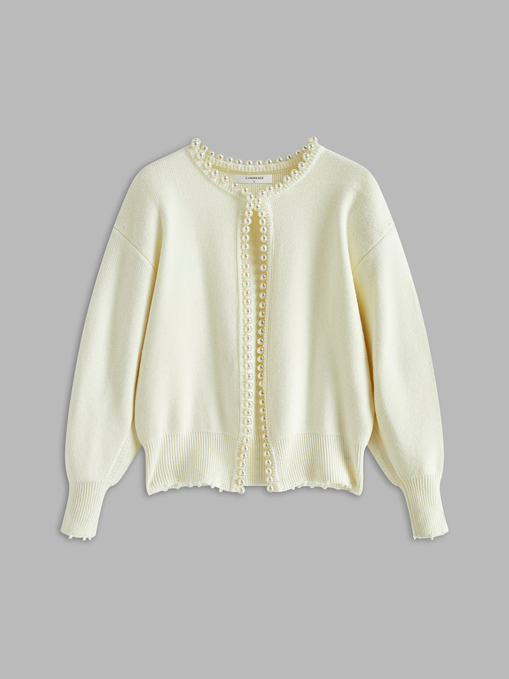 Lucienne | Cardigan à Perles