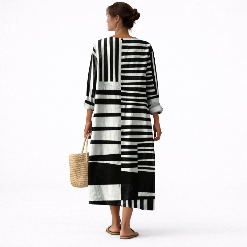 Lara - Robe à Imprimé Graphique