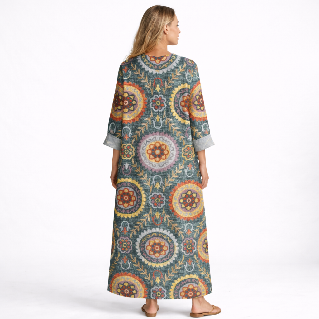 Elia - Robe Midi Géométrique