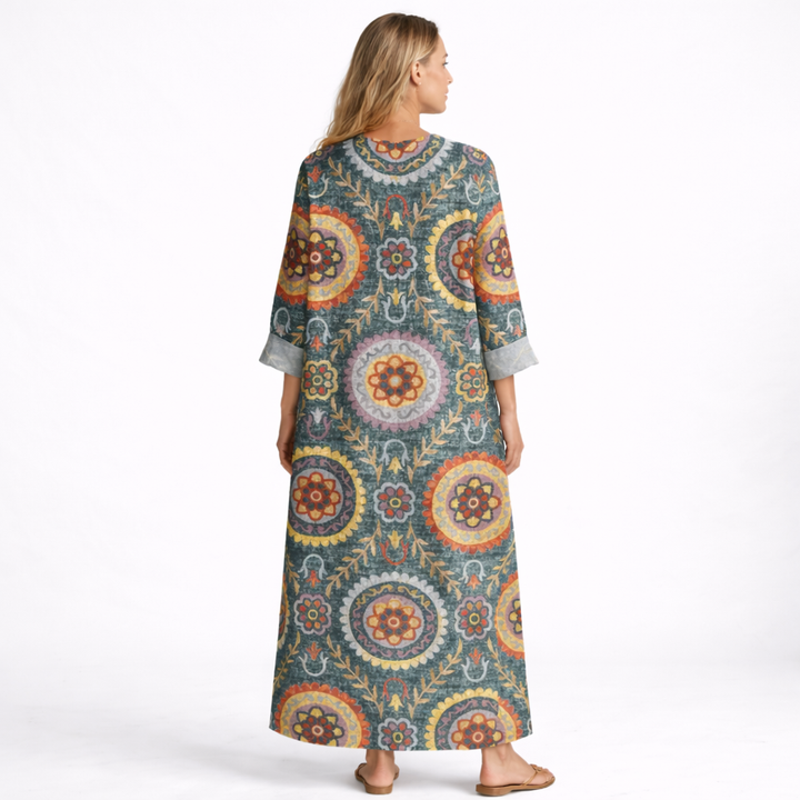 Elia - Robe Midi Géométrique
