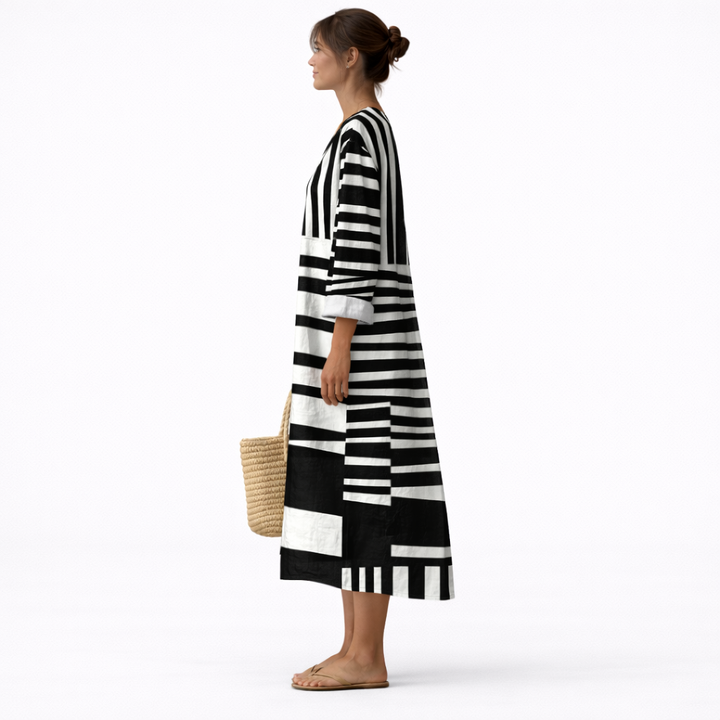 Lara - Robe à Imprimé Graphique