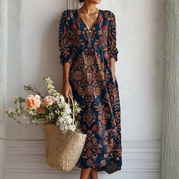 Adela - Robe Fleurie avec Charme