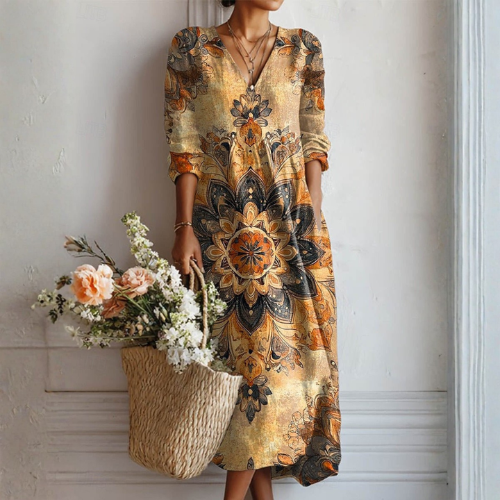 Dora - Robe Fleurie Élégance Naturelle
