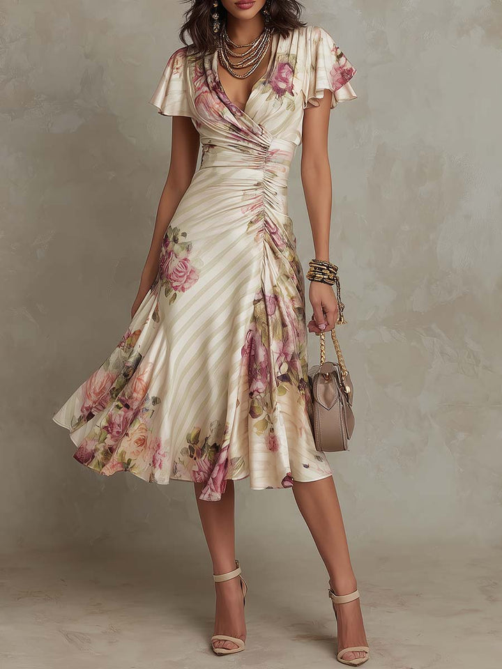 Alba | Robe midi élégante