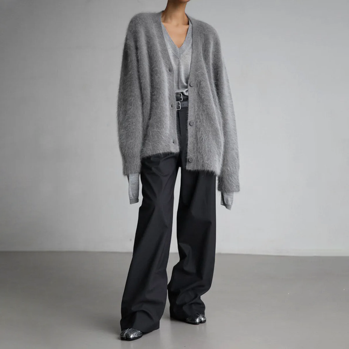 Anne | Cardigan en Cachemire à Coupe Ample pour un Confort Absolu