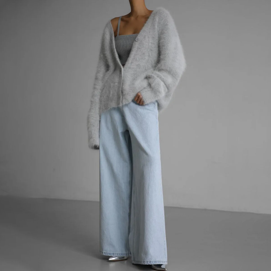 Anne | Cardigan en Cachemire à Coupe Ample pour un Confort Absolu
