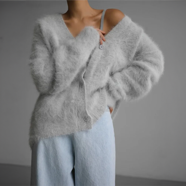 Anne | Cardigan en Cachemire à Coupe Ample pour un Confort Absolu