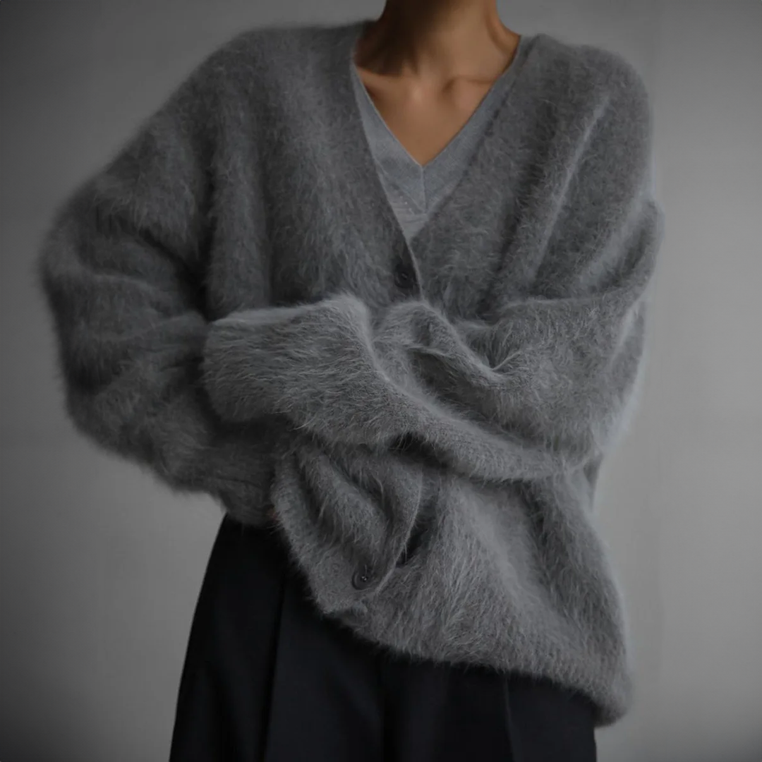 Anne | Cardigan en Cachemire à Coupe Ample pour un Confort Absolu