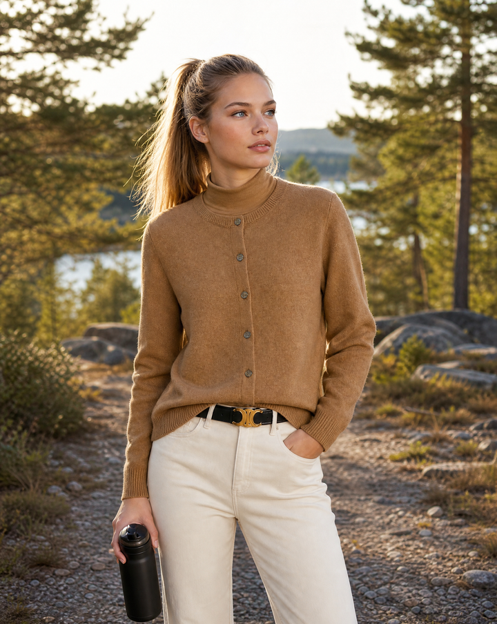Lydie | Cardigan Doux Boutonné