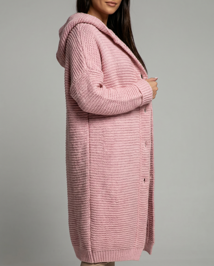 Marthe | Cardigan Oversize à Capuche pour Femme