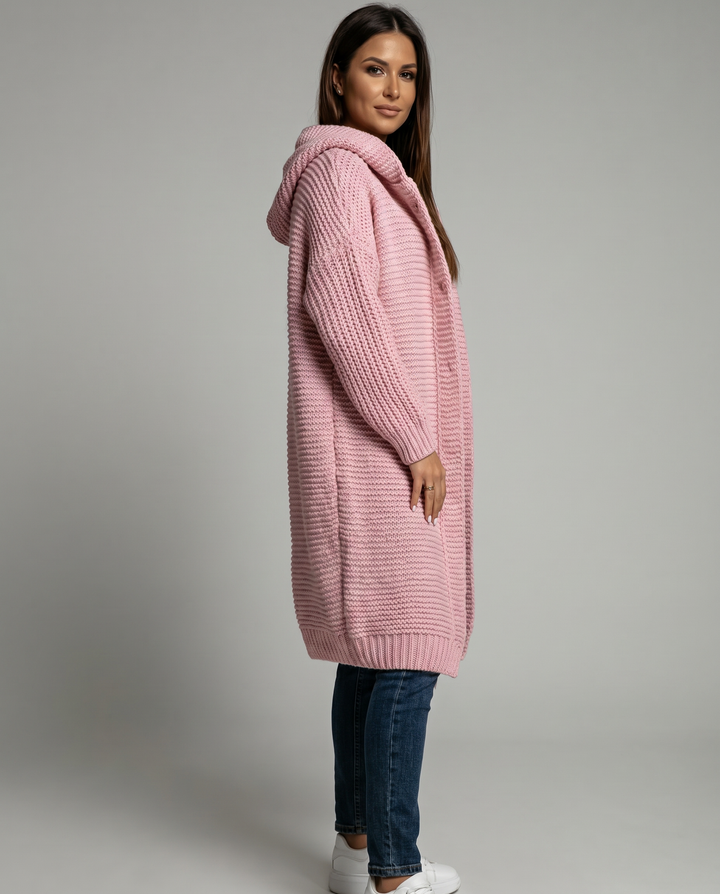 Marthe | Cardigan Oversize à Capuche pour Femme