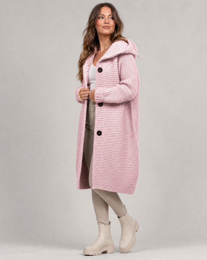 Marthe | Cardigan Oversize à Capuche pour Femme