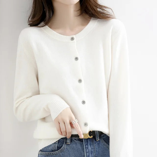 Lydie | Cardigan Doux Boutonné