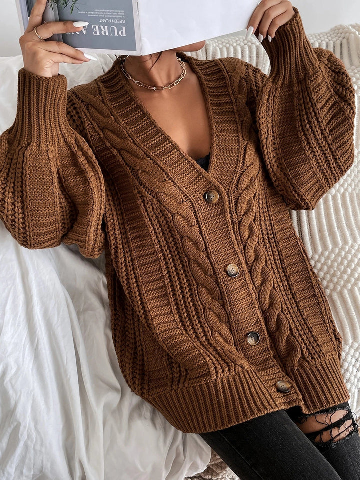 Bernadette | Cardigan Oversize à Torsades