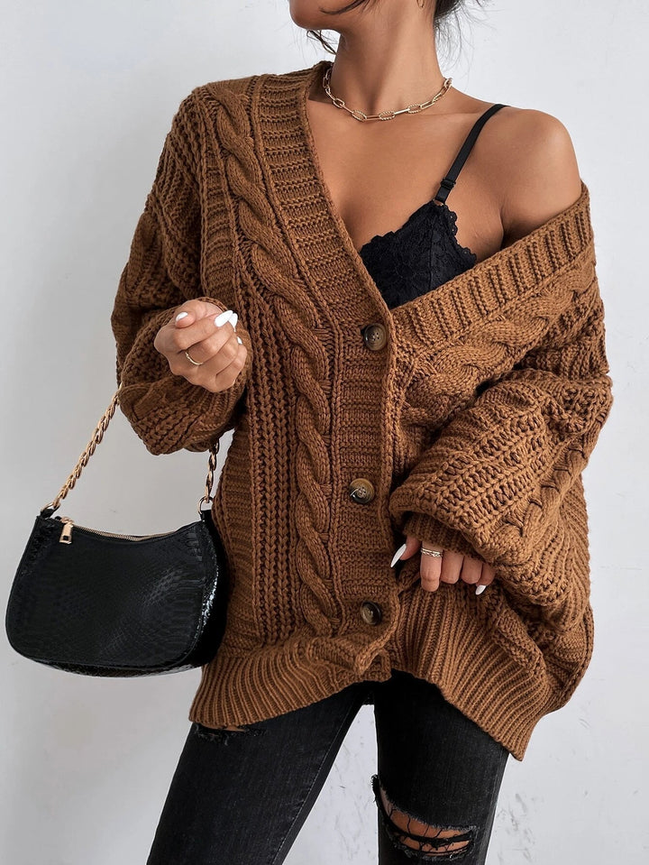 Bernadette | Cardigan Oversize à Torsades
