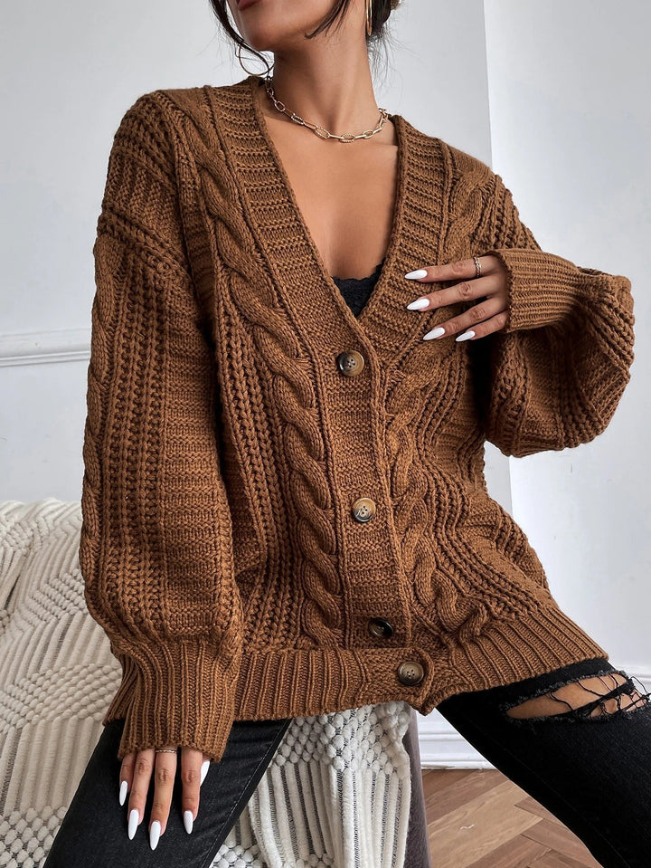 Bernadette | Cardigan Oversize à Torsades