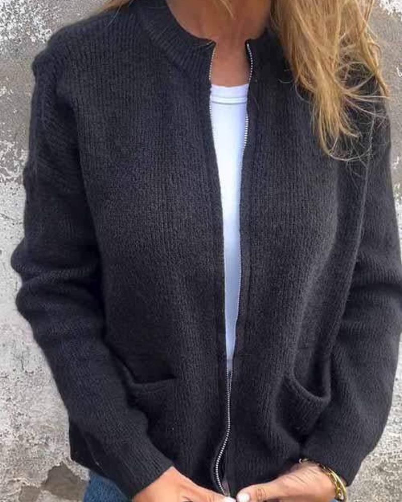 Justine | Cardigan Léger du Quotidien, Coupe Décontractée pour une Superposition Polyvalente