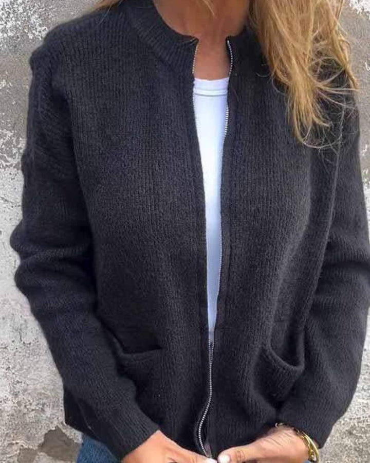 Justine | Cardigan Léger du Quotidien, Coupe Décontractée pour une Superposition Polyvalente