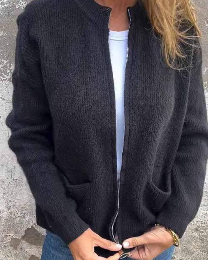 Justine | Cardigan Léger du Quotidien, Coupe Décontractée pour une Superposition Polyvalente