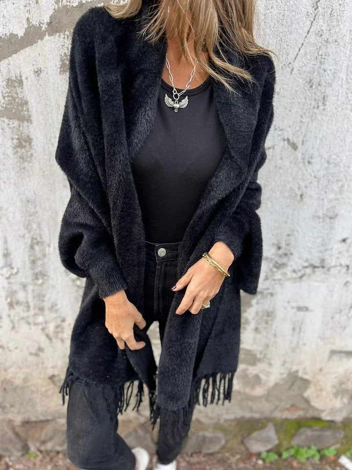 Tamara | Long Cardigan en Maille Chaude