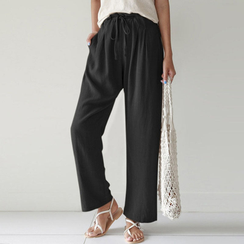 Vara - Pantalons Relaxed Fit avec Cordon de Serrage