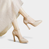 Evette - Talons en Cuir
