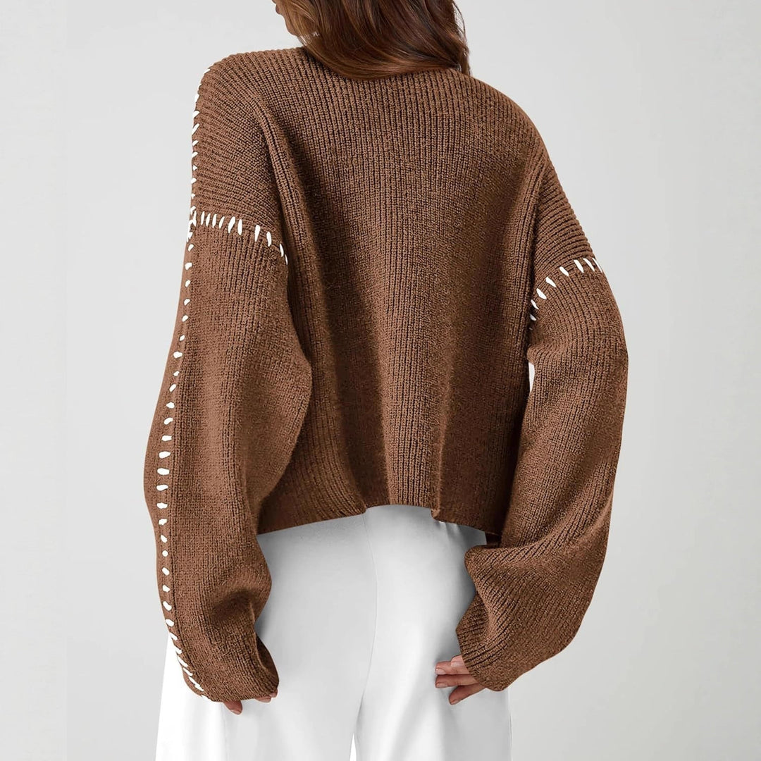 Inès – Pull chaud oversize