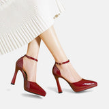 Evette - Talons en Cuir