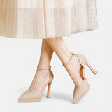 Evette - Talons en Cuir