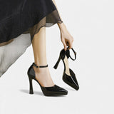 Evette - Talons en Cuir