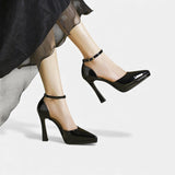 Evette - Talons en Cuir