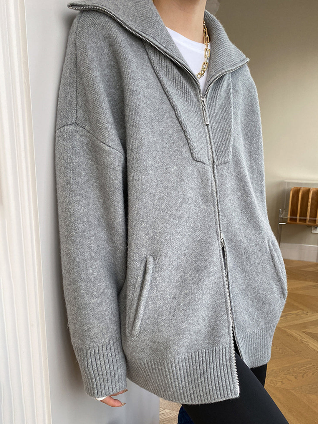Sabine | Cardigan Oversize du Quotidien à Col Ouvert